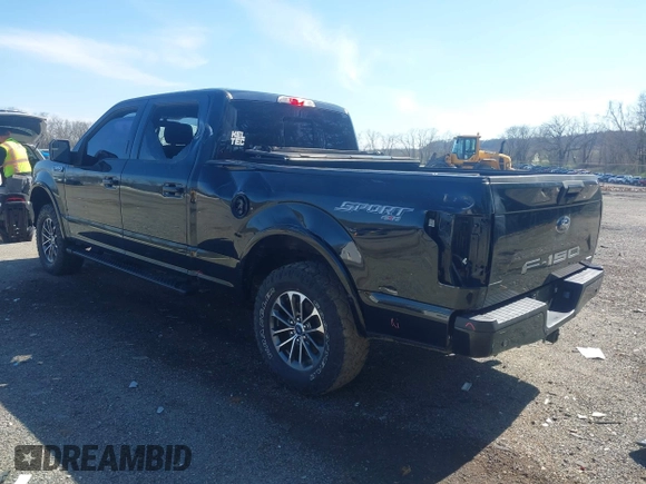 2018 Ford F-150 XL with VIN 1FTFW1EG0JFC41480, listed as a IAAI auction lot 41940861 with 84,044 mi miles. Bid and sale history available at carsss.com. Image 3.