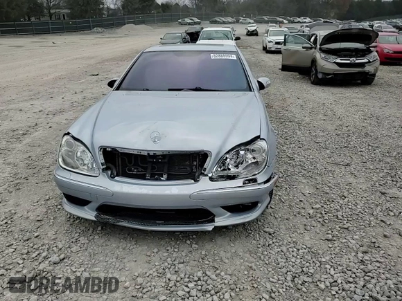 2005 Mercedes-Benz S-Class 5.0L with VIN WDBNG75J05A452316, listed as a Copart auction lot 82888994 with 167,954 mi miles and Salvage Title. Bid and sale history available at carsss.com. Image 10.