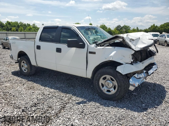 2005 Ford F-150 XLT with VIN 1FTPW14515FA22134, listed as a Copart auction lot 62687005 with 376,363 mi miles and Salvage title. Bid and sale history available at DreamBid. Image 4.