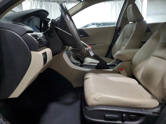 2014 Honda Accord Hybrid EX-L with VIN 1HGCR6F51EA009155, listed as a Copart auction lot 43316375 with 74,506 mi miles and Salvage Title. Bid and sale history available at carsss.com. Image 7.