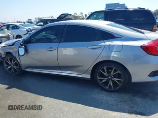2019 Honda Civic Sedan Sport with VIN 2HGFC2F85KH515599, listed as a IAAI auction lot 41885201 with 76,653 mi miles. Bid and sale history available at carsss.com. Image 14.
