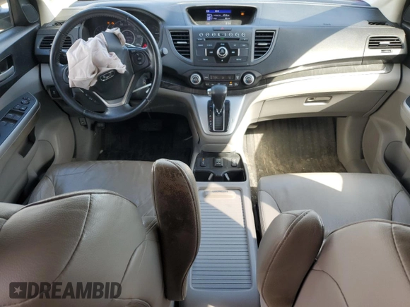 2013 Honda CR-V EX-L with VIN 5J6RM3H71DL019251, listed as a Copart auction lot 51737695 with 102,828 mi miles and Salvage Title. Bid and sale history available at DreamBid. Image 8.