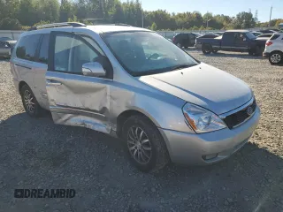 2012 Kia Sedona EX with VIN KNDMH4C70C6487793, listed as a Copart auction lot 76566304 with 286,616 mi miles and Salvage Title. Bid and sale history available at carsss.com. Image 4.