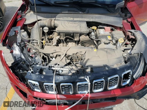 2025 Jeep Compass Limited with VIN 3C4NJDCN5ST565528, listed as a Copart auction lot 62656415 with 2,498 mi miles and Salvage title. Bid and sale history available at DreamBid. Image 12.