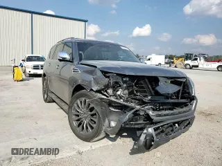 2024 Nissan Armada Platinum with VIN JN8AY2DB4R9850067, listed as a Copart auction lot 76240434 with 3,146 mi miles and Salvage Title. Bid and sale history available at carsss.com. Image 14.