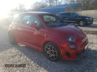 2013 FIAT 500 Turbo with VIN 3C3CFFHH7DT633813, listed as a Copart auction lot 87255644 with 86,778 mi miles and Salvage Title. Bid and sale history available at carsss.com. Image 4.