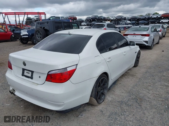 2006 BMW 5 Series 550i with VIN WBANB53576CP03135, listed as a IAAI auction lot 41621042 with 117,989 mi miles and . Bid and sale history available at DreamBid. Image 4.