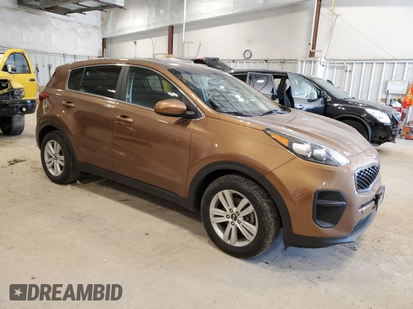 2017 Kia Sportage LX with VIN KNDPM3AC8H7235245, listed as a Copart auction lot 54477635 with 62,804 mi miles and Clean Title. Bid and sale history available at carsss.com. Image 4.