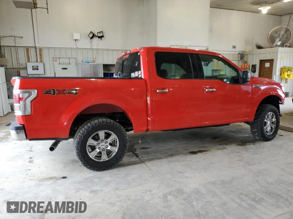 2015 Ford F-150 XLT with VIN 1FTEW1E88FKE62036, listed as a Copart auction lot 58224795 with 140,013 mi miles and Salvage title. Bid and sale history available at DreamBid. Image 3.
