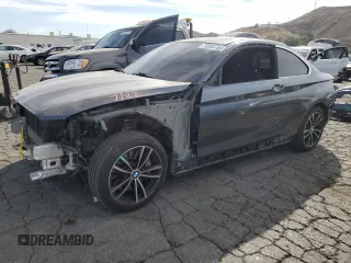 2021 BMW 2 Series 230i with VIN WBA2J1C09M7J04813, listed as a Copart auction lot 76960764 with 49,225 mi miles and Salvage Title. Bid and sale history available at carsss.com. Image 1.