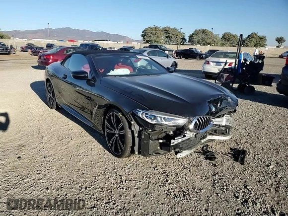 2022 BMW 8 Series 840i with VIN WBADZ2C09NCK14678, listed as a Copart auction lot 80243324 with 0 mi miles and Salvage Title. Bid and sale history available at carsss.com. Image 11.