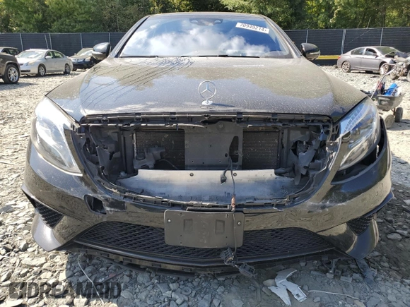 2016 Mercedes-Benz S-Class AMG S 63 with VIN WDDUG7JB7GA230120, listed as a Copart auction lot 70949214 with 112,697 mi miles and Salvage Title. Bid and sale history available at carsss.com. Image 5.