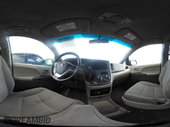 2016 Toyota Sienna L with VIN 5TDZK3DC7GS752874, listed as a IAAI auction lot 42509340 with 100,051 mi miles and . Bid and sale history available at DreamBid. Image 18.
