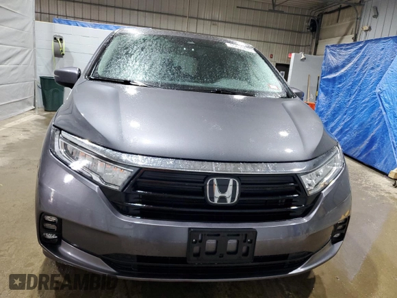 2023 Honda Odyssey EX-L z VIN 5FNRL6H65PB025787, wystawiony jako Copart lot #55833415 z przebiegiem 31 437 mil mil oraz Szkoda całkowita • Salvage title. Historia ofert i sprzedaży dostępna na DreamBid. Obrazek 5.