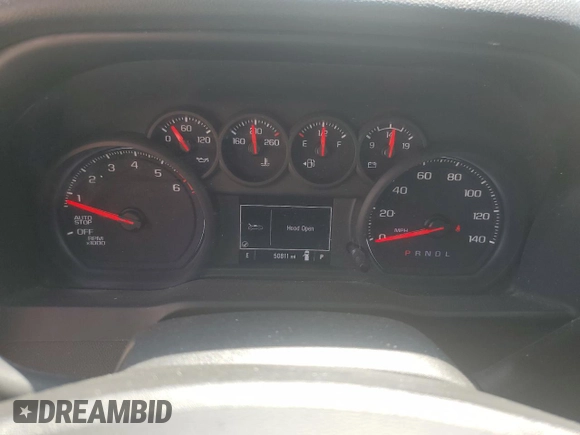2022 Chevrolet Silverado 1500 Custom with VIN 3GCPABEK5NG576235, listed as a Copart auction lot 51157465 with 50,811 mi miles and Clean Title. Bid and sale history available at DreamBid. Image 9.