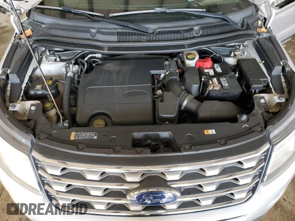 2017 Ford Explorer XLT with VIN 1FM5K8D80HGD76033, listed as a Copart auction lot 49769835 with 96,924 mi miles and Salvage Title. Bid and sale history available at DreamBid. Image 12.