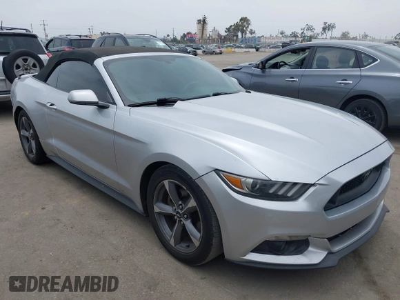 2015 Ford Mustang V6 with VIN 1FATP8EM5F5418946, listed as a IAAI auction lot 42375040 with 127,968 mi miles and . Bid and sale history available at DreamBid. Image 1.