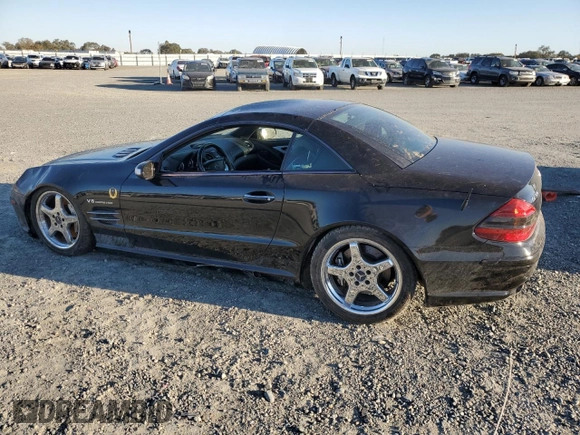 2005 Mercedes-Benz SL 55 AMG with VIN WDBSK74FX5F087211, listed as a Copart auction lot 79300514 with Not provided miles and Salvage title. Bid and sale history available at DreamBid. Image 2.