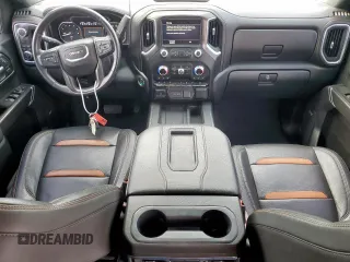 2021 GMC Sierra 1500 AT4 with VIN 3GTP9EEL9MG124953, listed as a Copart auction lot 57510725 with 64,609 mi miles and Salvage title. Bid and sale history available at DreamBid. Image 8.