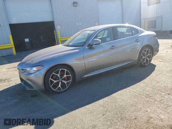 2021 Alfa Romeo Giulia Ti Sport with VIN ZARFAMBN9M7648222, listed as a Copart auction lot 42215985 with 50,861 mi miles and Salvage title. Bid and sale history available at DreamBid. Image 1.