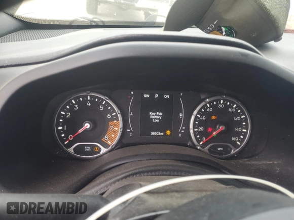 2020 Jeep Renegade Jeepster with VIN ZACNJBABXLPL70415, listed as a Copart auction lot 62847513 with 36,603 mi miles and Salvage Title. Bid and sale history available at carsss.com. Image 9.