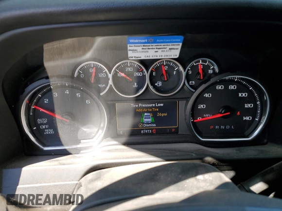 2020 Chevrolet Silverado 1500 LT with VIN 1GCPWCED1LZ273426, listed as a Copart auction lot 49989505 with 87,973 mi miles and Salvage Title. Bid and sale history available at carsss.com. Image 9.