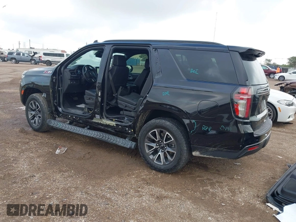2023 Chevrolet Tahoe Z71 with VIN 1GNSKPKD9PR389603, listed as a IAAI auction lot 42082916 with 33,843 mi miles and . Bid and sale history available at DreamBid. Image 3.