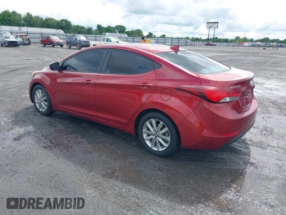 2016 Hyundai Elantra SE with VIN 5NPDH4AE1GH759460, listed as a IAAI auction lot 42201663 with 53,654 mi miles and . Bid and sale history available at DreamBid. Image 3.