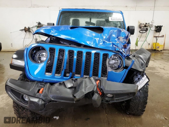 2022 Jeep Gladiator Mojave z VIN 1C6JJTEGXNL129496, wystawiony jako Copart lot #43359345 z przebiegiem 96 060 mil mil oraz Nie do naprawy • Non repairable. Historia ofert i sprzedaży dostępna na DreamBid. Obrazek 5.