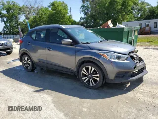 2019 Nissan Kicks S with VIN 3N1CP5CUXKL492288, listed as a Copart auction lot 52541025 with 95,426 mi miles and Non Repairable. Bid and sale history available at DreamBid. Image 4.