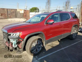 2022 GMC Acadia SLT with VIN 1GKKNULS2NZ116998, listed as a Copart auction lot 46690175 with 63,952 mi miles and Salvage title. Bid and sale history available at DreamBid. Image 1.
