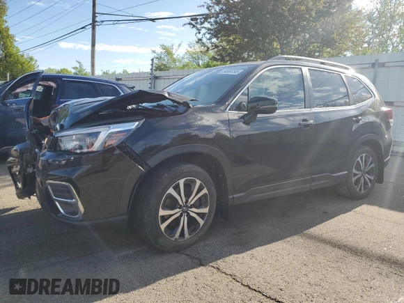 2021 Subaru Forester Limited with VIN JF2SKASC0MH515699, listed as a Copart auction lot 54666195 with Not provided miles and Salvage title. Bid and sale history available at DreamBid. Image 1.