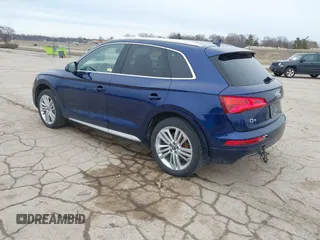2018 Audi Q5 Prestige with VIN WA1CNAFY2J2062744, listed as a IAAI auction lot 41401459 with 126,097 mi miles. Bid and sale history available at carsss.com. Image 3.