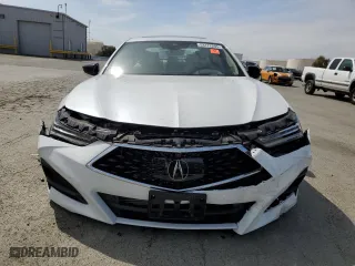 2023 Acura TLX w/Advance Package with VIN 19UUB6F69PA001387, listed as a Copart auction lot 53172205 with 11,876 mi miles and Salvage Title. Bid and sale history available at carsss.com. Image 5.