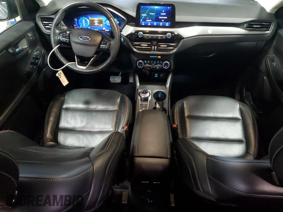 2021 Ford Escape Titanium Hybrid z VIN 1FMCU9DZ8MUA56194, wystawiony jako Copart lot #51427475 z przebiegiem 40 471 mil mil oraz Szkoda całkowita • Salvage title. Historia ofert i sprzedaży dostępna na DreamBid. Obrazek 8.