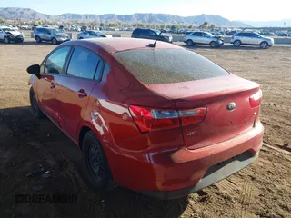 2017 Kia Rio LX with VIN KNADM4A31H6117534, listed as a IAAI auction lot 41623720 with 99,792 mi miles. Bid and sale history available at carsss.com. Image 3.