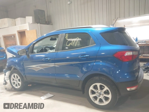 2018 Ford EcoSport SE with VIN MAJ6P1UL9JC224471, listed as a IAAI auction lot 41986117 with 55,914 mi miles. Bid and sale history available at carsss.com. Image 14.