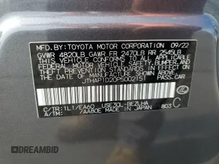 2023 Lexus IS 500 F Sport Performance z VIN JTHAP1D20P5002151, wystawiony jako Copart lot #64683715 z przebiegiem Nie podano mil oraz Szkoda całkowita • Salvage title. Historia ofert i sprzedaży dostępna na DreamBid. Obrazek 13.