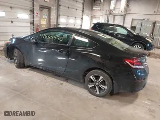 2015 Honda Civic Coupe EX with VIN 2HGFG3B89FH510041, listed as a IAAI auction lot 41666470 with 129,196 mi miles. Bid and sale history available at carsss.com. Image 3.