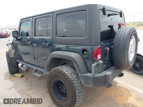 2017 Jeep Wrangler Unlimited Sport with VIN 1C4BJWDG2HL634291, listed as a IAAI auction lot 42242223 with 145,880 mi miles and . Bid and sale history available at DreamBid. Image 3.