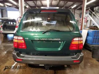 1998 Toyota Land Cruiser with VIN JT3HT05J2W0017309, listed as a Copart auction lot 87882155 with 191,581 mi miles and Salvage Title. Bid and sale history available at carsss.com. Image 6.