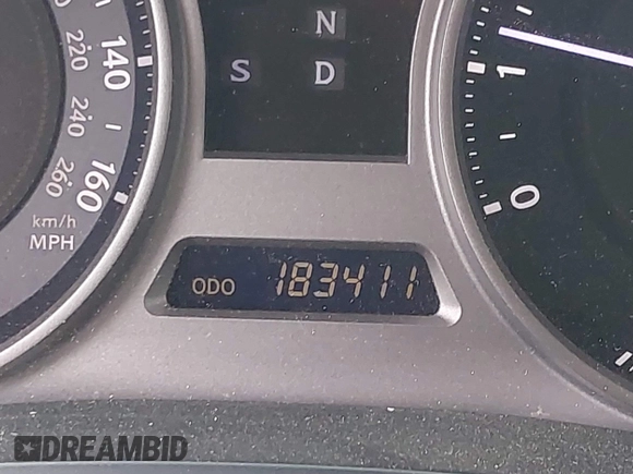 2008 Lexus IS with VIN JTHBK262285056915, listed as a IAAI auction lot 42025534 with 183,411 mi miles. Bid and sale history available at carsss.com. Image 7.