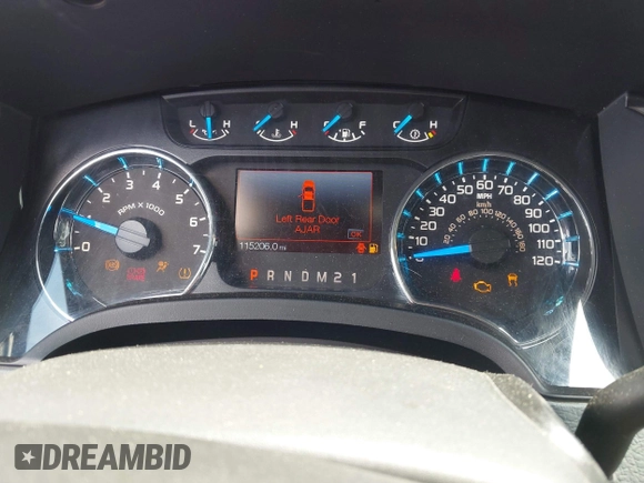 2013 Ford F-150 XL with VIN 1FTFW1EF5DFB95804, listed as a IAAI auction lot 42354290 with 115,206 mi miles and . Bid and sale history available at DreamBid. Image 7.