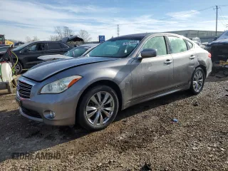 2014 Infiniti M37 with VIN JN1BY1AP2EM260051, listed as a Copart auction lot 87276884 with 101,899 mi miles and Salvage Title. Bid and sale history available at carsss.com. Image 1.