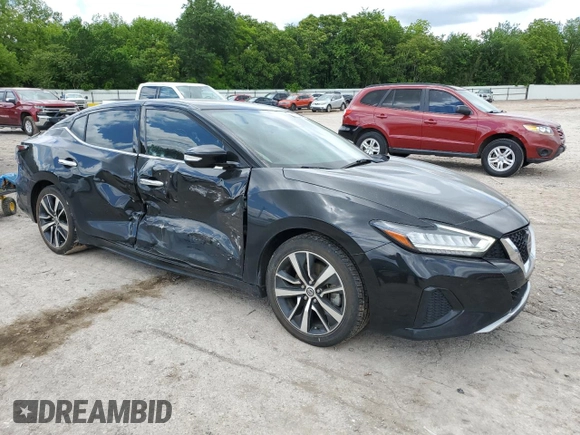 2021 Nissan Maxima SV with VIN 1N4AA6CV8MC506052, listed as a Copart auction lot 55867975 with 82,929 mi miles and Salvage title. Bid and sale history available at DreamBid. Image 4.