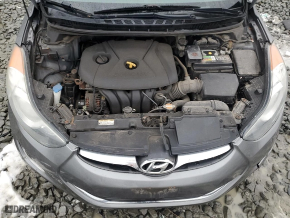 2013 Hyundai Elantra GLS with VIN 5NPDH4AE9DH161404, listed as a Copart auction lot 44457685 with 114,889 mi miles and Salvage Title. Bid and sale history available at carsss.com. Image 13.