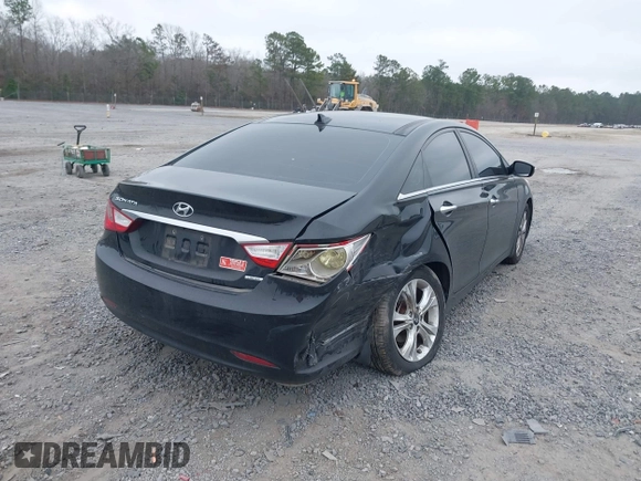2013 Hyundai Sonata Limited with VIN 5NPEC4ACXDH506005, listed as a IAAI auction lot 41563694 with 154,853 mi miles and . Bid and sale history available at DreamBid. Image 4.