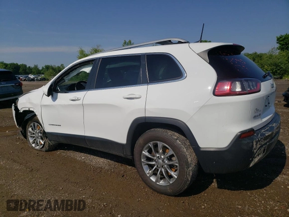 2020 Jeep Cherokee Latitude Plus with VIN 1C4PJMLB2LD638876, listed as a Copart auction lot 61852975 with 103,208 mi miles and Salvage title. Bid and sale history available at DreamBid. Image 2.