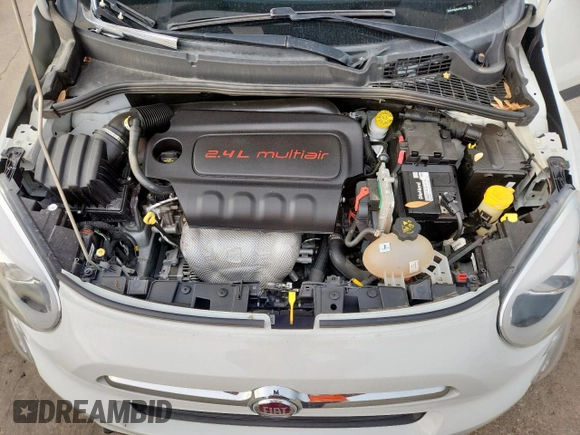 2018 FIAT 500X Lounge with VIN ZFBCFXDB9JP651302, listed as a Copart auction lot 59435875 with 63,186 mi miles and Salvage title. Bid and sale history available at DreamBid. Image 11.