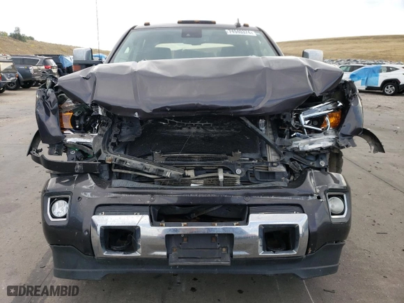 2015 GMC Sierra 2500HD Denali with VIN 1GT120E83FF603057, listed as a Copart auction lot 74940374 with 0 mi miles and Salvage Title. Bid and sale history available at carsss.com. Image 5.